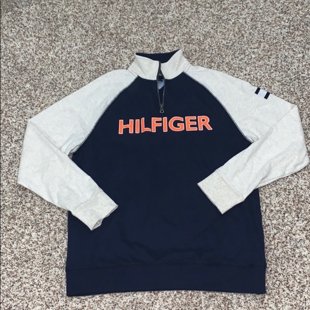 Lot of two Tommy Hilfiger 1/4 zip big boy sweatshirt size XL 20 - Picture 10 of 10